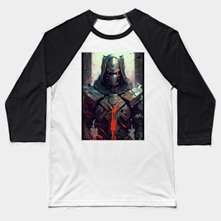 Cyborg Knight Baseball T-Shirt